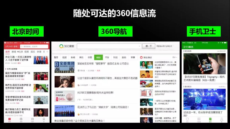 360信息流持续发展，提供用户更好的体验