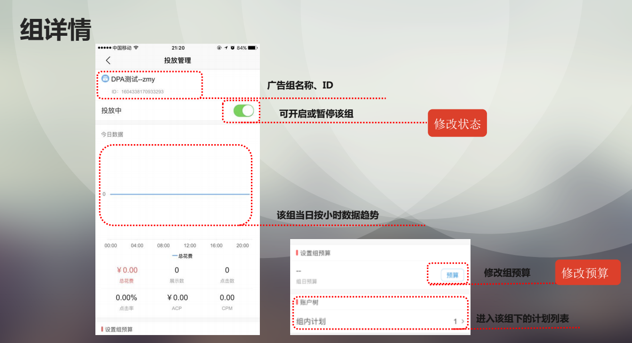 快手投放管理组详情