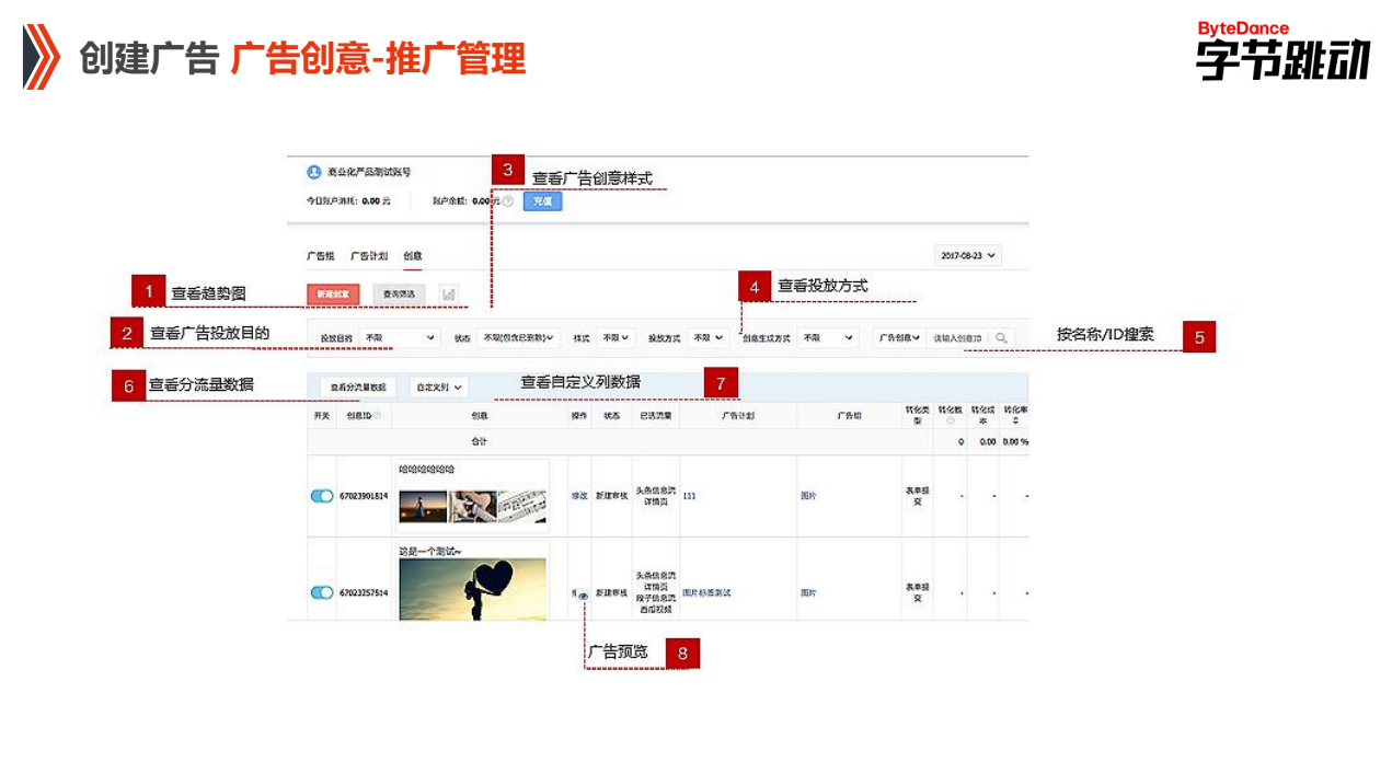 快手PC端广告投放广告创意-推广管理