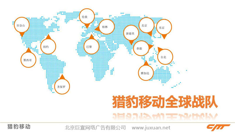 猎豹推广市场覆盖国家
