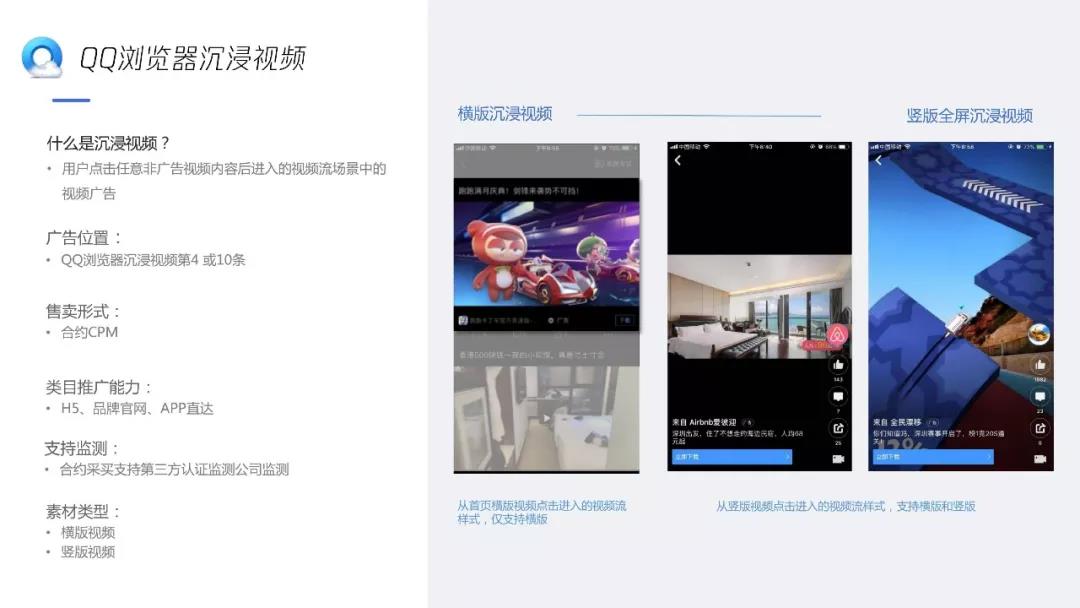 QQ浏览器沉浸式视频广告