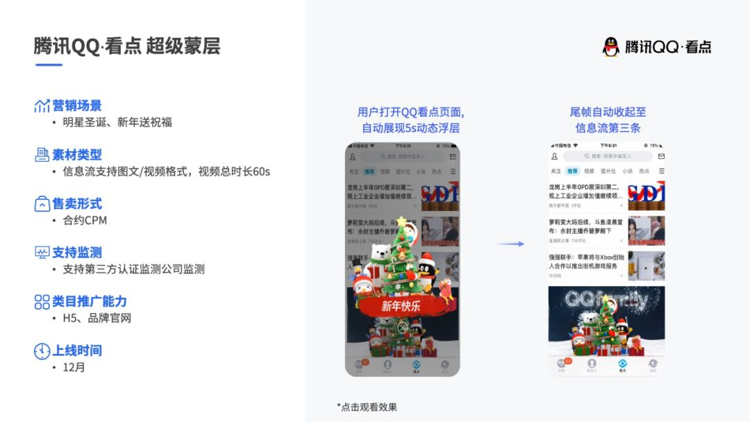 腾讯看点超级蒙层