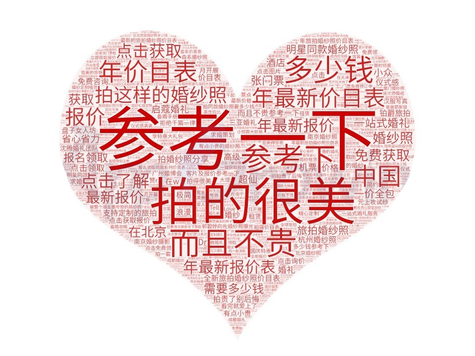 小红书结婚服务投放文案