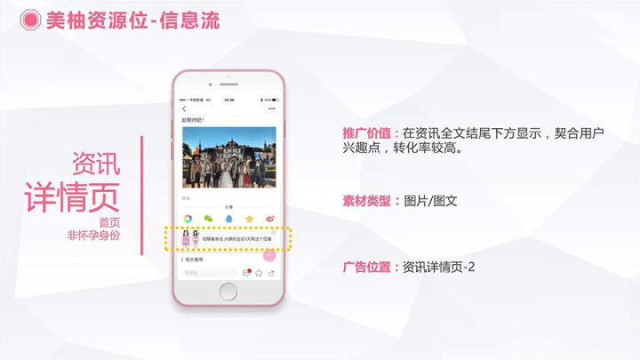 美柚是一家原生广告、美柚广告推广、在美柚官网平台展现自己的产品、自己优选流量、没有中间商、女性广告、信息流投放效果真心不错、关注美柚信息流广告、美柚信息流开户、投放效果好、点击成本低、定位人群高、完全是女性朋友们不错的选择。