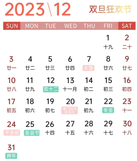 最后一个月，盘- -盘年初立下的flag,大家都完成了吗?如果还没，那年底的营销重头戏更不容错过了。电商大促“双十二"，还有仪式感满满的圣诞和跨年，可以发起最后的冲刺。