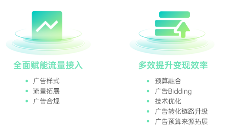 拓展流量接入，加速提升变现效率