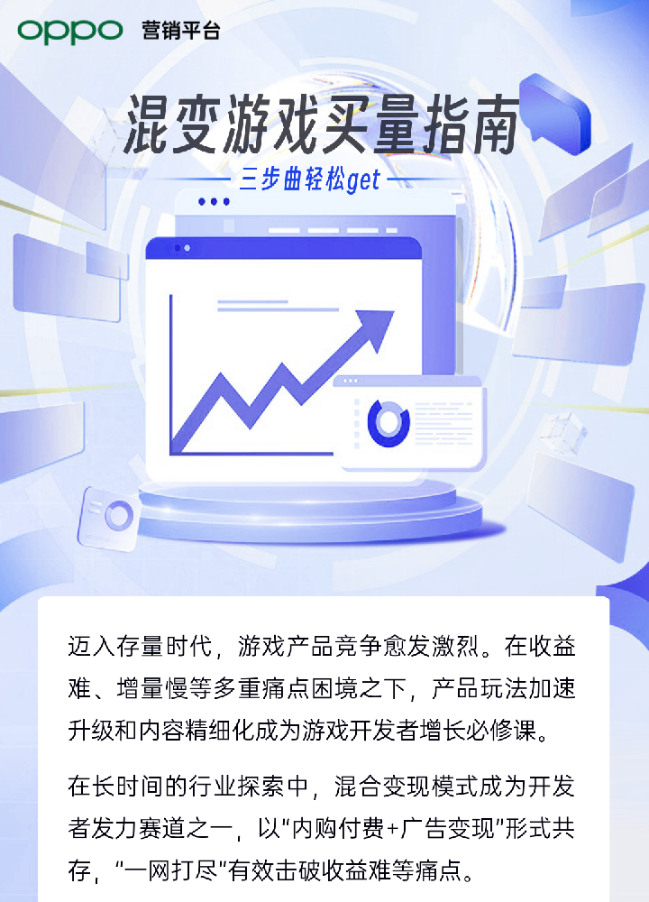 混变游戏买量指南，三步曲轻松get | OPPO广告投放平台