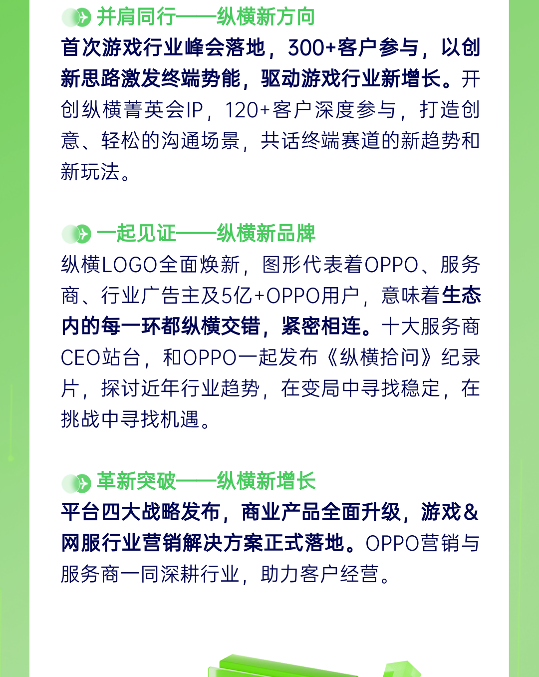 「纵横计划2022」OPPO营 销再次携手10大服务商再度出发。