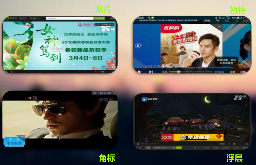 投放爱奇艺广告的样式有哪些？