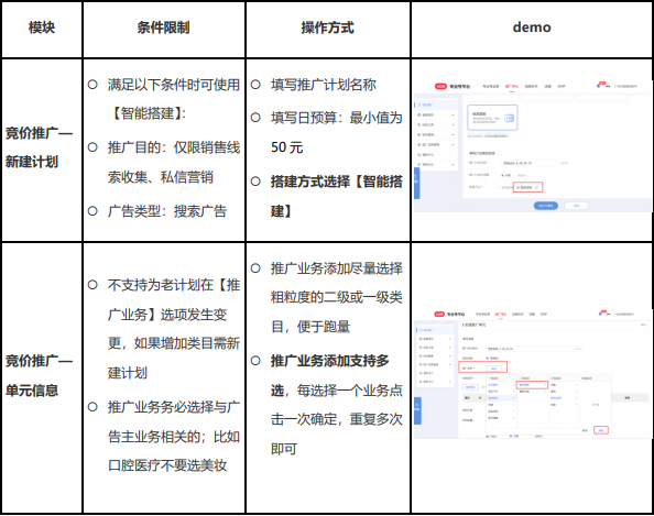 如何使用智能搭建？