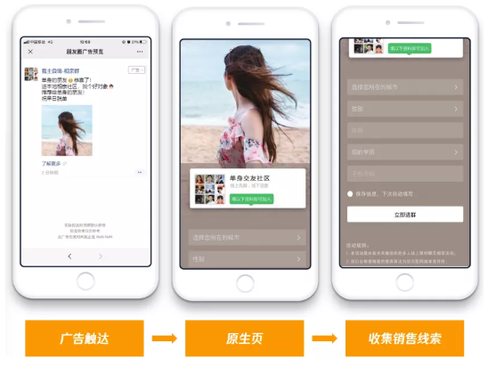 婚恋广告的落地页怎样在微信投放？