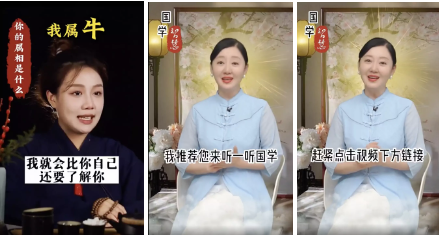 纯口播型，图文快闪型