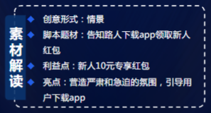 素材分析-情景×新人10元红包
