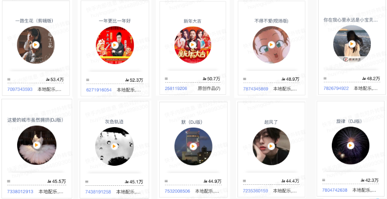 1月热门音乐排行榜