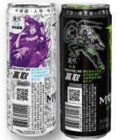 吕布&貂蝉CP上瓶身，一瓶一码联动游戏礼包，提升用户转化。