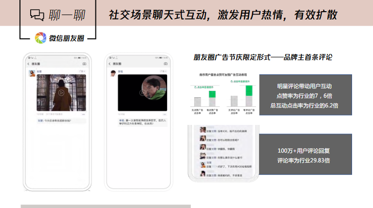 社交场景聊天式互动，激发用户热情，有效扩散