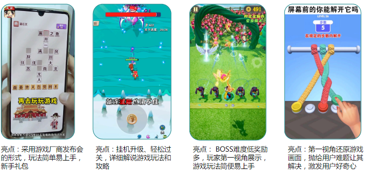 素材创意方向洞察| 休闲益智游戏