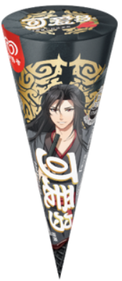 基于动漫人设开发专属口味冰淇淋，并以虚拟代言人、明星包装、趣味周边等更多IP运营方式释放可爱多爱与友谊的品牌价值。