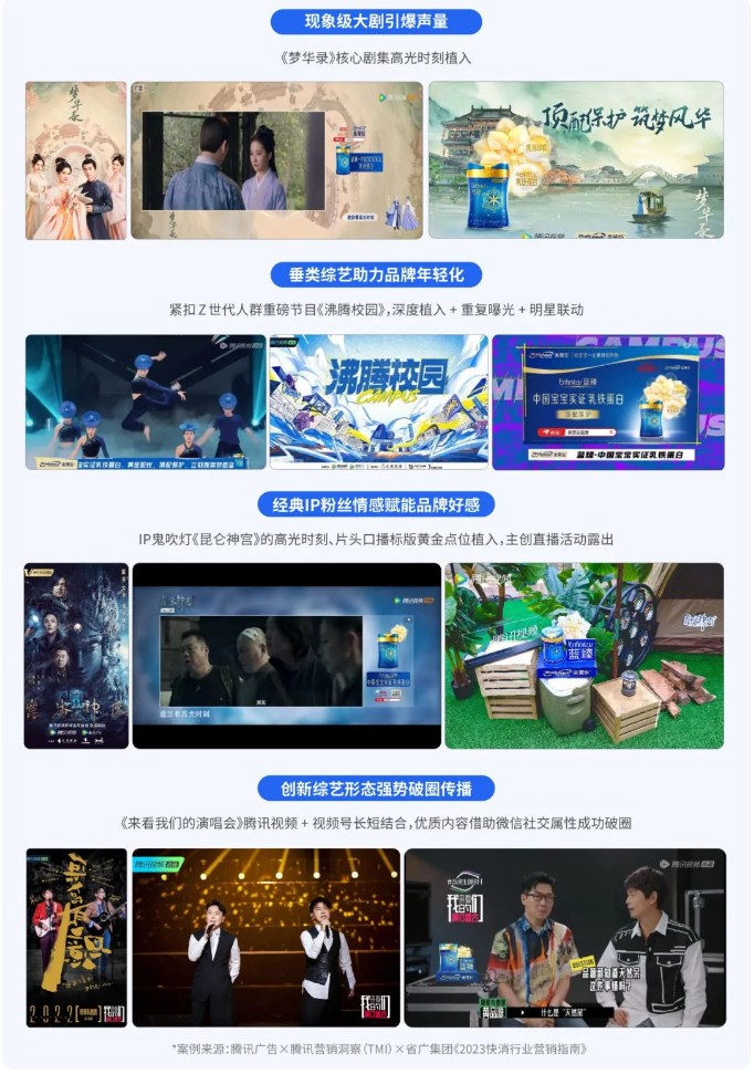 美赞臣通过聚焦《梦华录》《昆仑神宫》等头部热剧，用经典IP赋能品牌好感