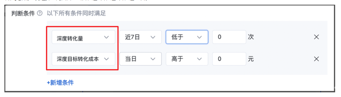转化类指标支持选择时间窗口：当日、近3日、近7日、近14日。