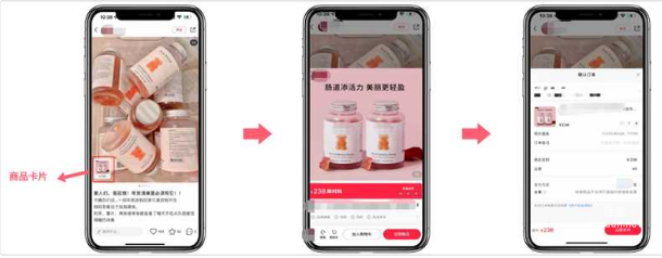 小红书广告商品卡样式路径