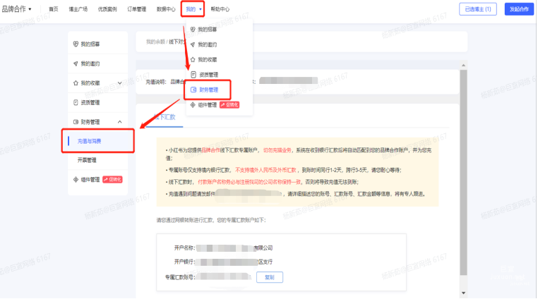 小红书广告财务管理
