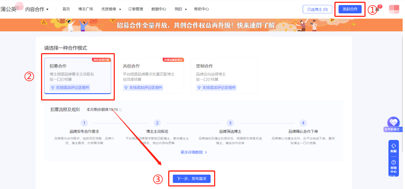 小红书广告合作模式