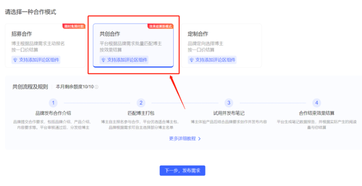 小红书广告共创合作