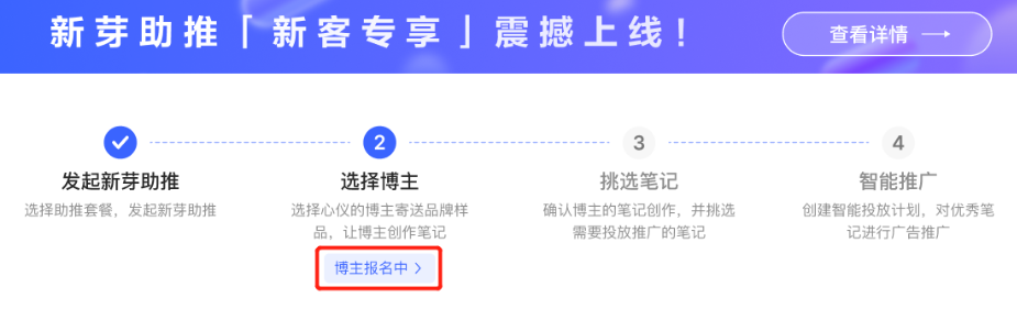 小红书广告博主报名中