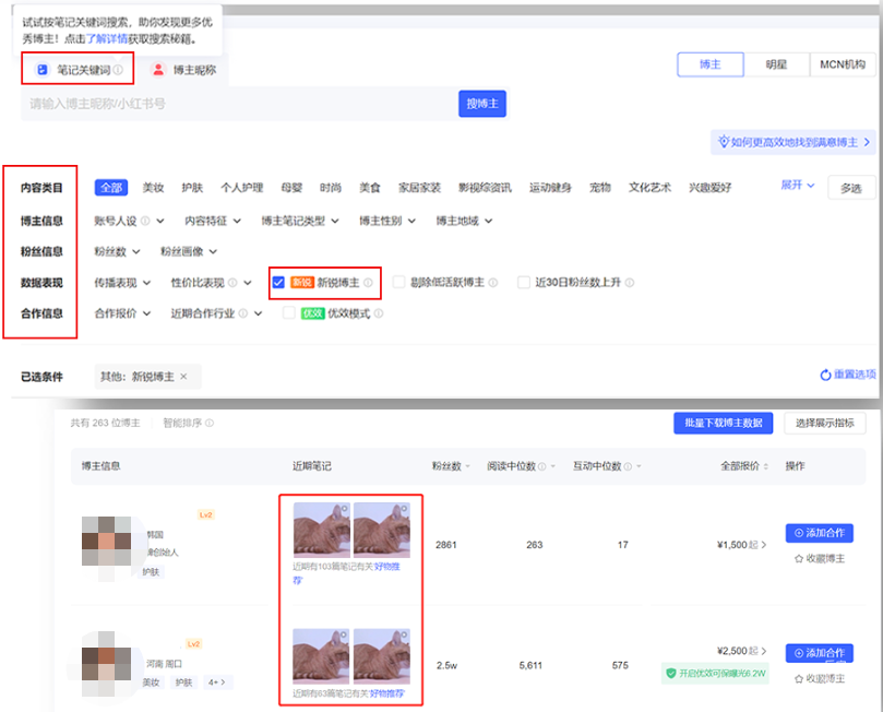 小红书广告笔记关键词