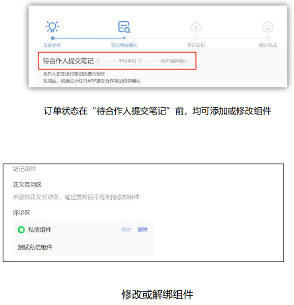 小红书广告待合作人提交笔记