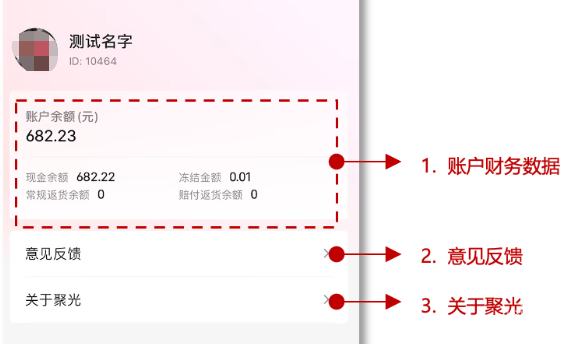 小红书广告账户财务数据