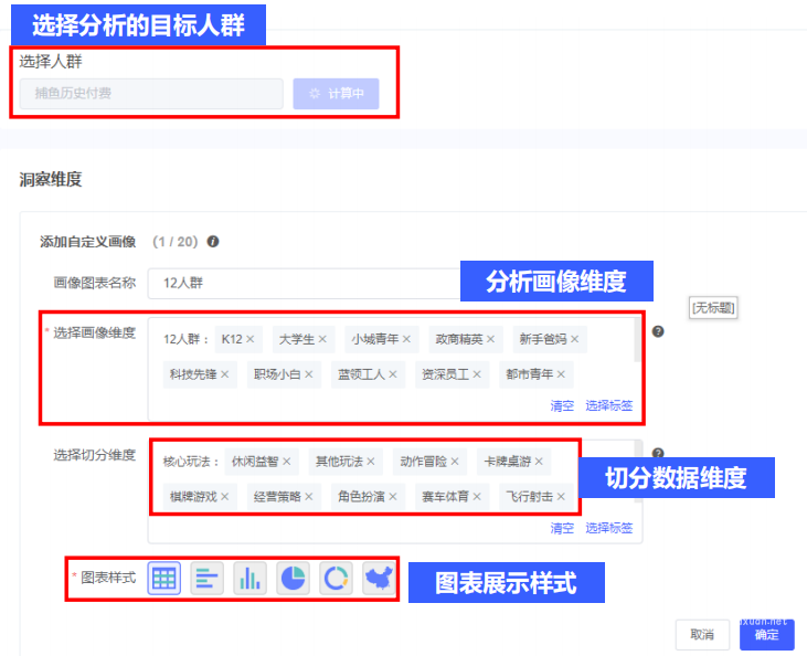 vivo广告自定义画像-配置标签