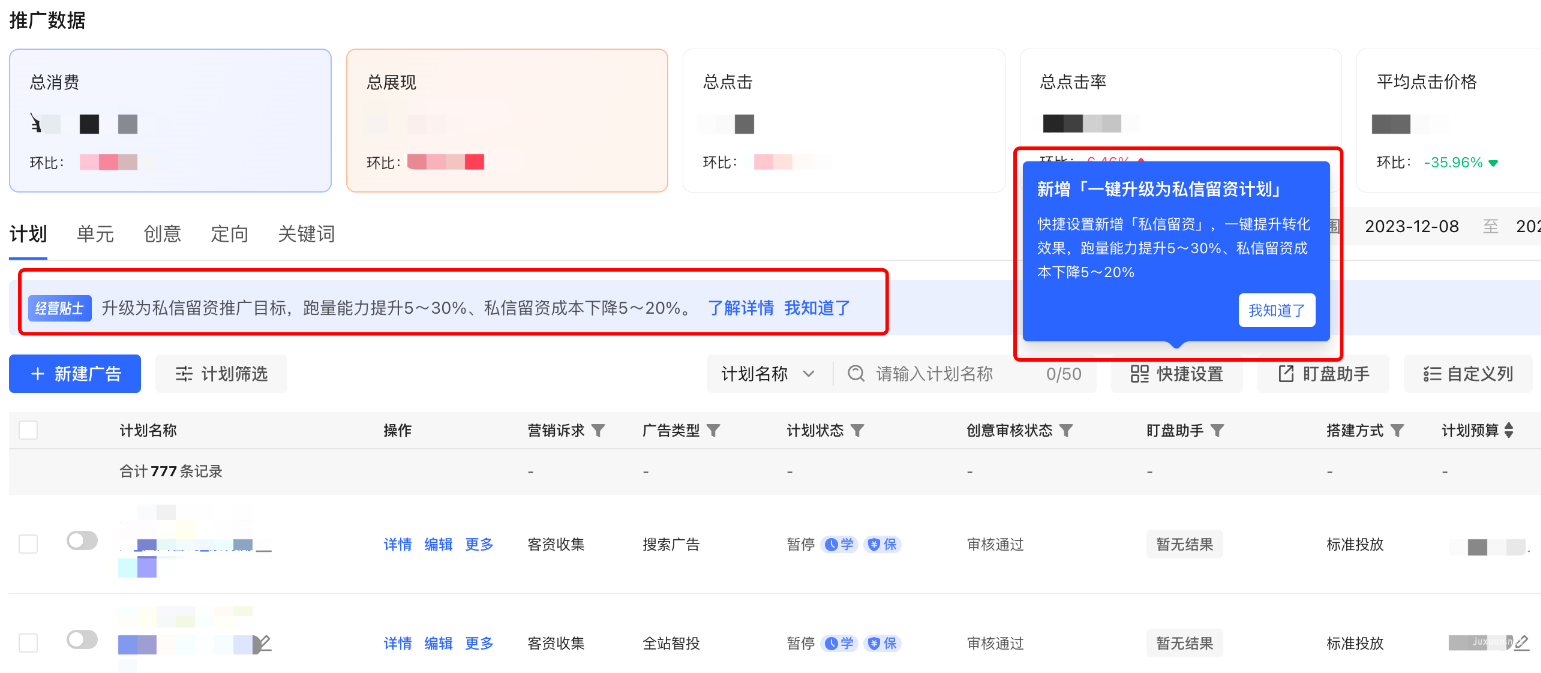 小红书广告推广数据
