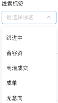 小红书广告线索标签