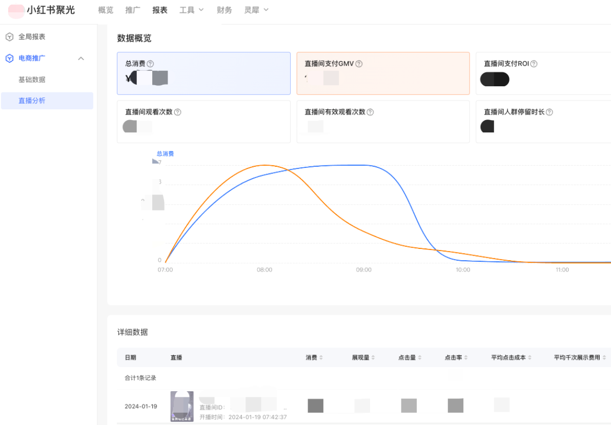 小红书广告数据概览